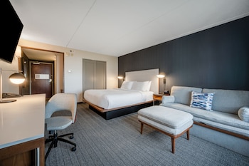 Room, 1 King Bed with Sofa bed (Mobility/Hearing Access, Roll-In Shwr)