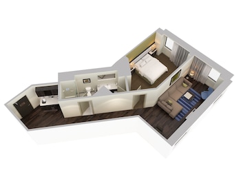 Suite, 1 King Bed, Harbor View