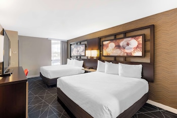 Standard Room, 2 Queen Beds, Non Smoking, Refrigerator & Microwave