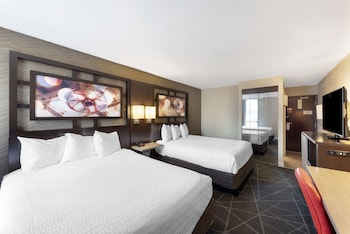 Standard Room, 2 Queen Beds, Non Smoking, Refrigerator & Microwave