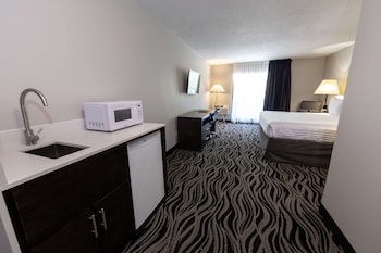 Standard Room, 1 King Bed, Refrigerator & Microwave, Ground Floor (Pet Friendly)