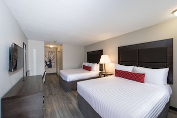 Standard Room, 2 Queen Beds, Non Smoking, Refrigerator & Microwave (2nd Floor;No Pets in room type)