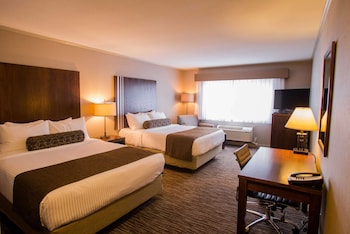 Standard Room, 2 Queen Beds, Non Smoking, Refrigerator & Microwave
