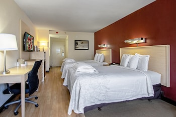 Premium Room, 2 Double Beds (Upgraded Bedding & Snack, Smoke Free)