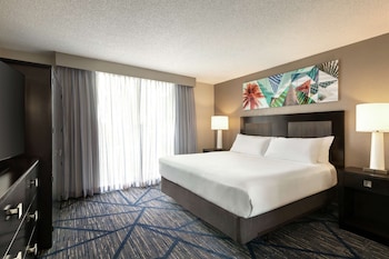 Premium Suite, 1 King Bed, Accessible Bathtub, Hearing Accessible (Drinks/Snacks & Wi-Fi)