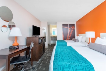 Room, 2 Queen Beds, Non Smoking, Refrigerator & Microwave