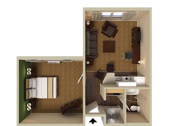 Suite, 1 King Bed with Sofa bed, Non Smoking