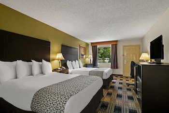 Standard Room, 2 Queen Beds, Non Smoking, Refrigerator & Microwave