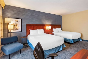 Standard Room, 2 Queen Beds, Non Smoking, Refrigerator (Larger Room;with Sofabed)