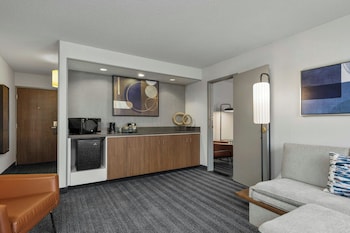 Studio, 1 King Bed with Sofa bed, Hearing Accessible