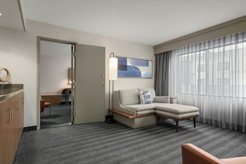 Studio, 1 King Bed with Sofa bed, Hearing Accessible