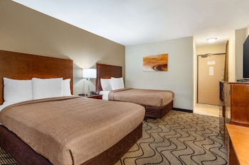 Standard Room, 2 Double Beds, Non Smoking, Refrigerator & Microwave