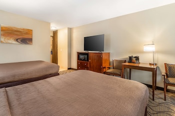 Standard Room, 2 Double Beds, Non Smoking, Refrigerator & Microwave