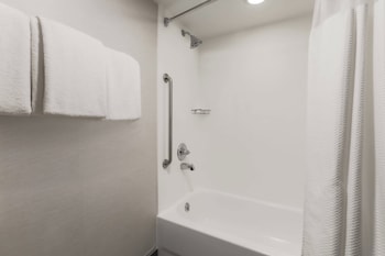 Room, 1 King Bed, Roll-in Shower