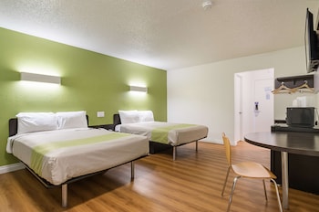 Standard Room, 2 Double Beds, Non Smoking, Refrigerator & Microwave
