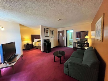 Deluxe Suite, 1 Queen Bed, Non Smoking, Refrigerator & Microwave