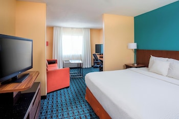 Deluxe Studio, 1 King Bed with Sofa bed, Hearing Accessible (Accessible Bathtub)