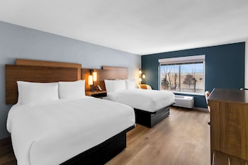 Standard Room, 2 Queen Beds, Non Smoking, Refrigerator & Microwave