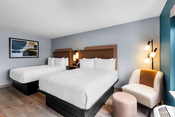 Standard Room, 2 Queen Beds, Non Smoking, Refrigerator & Microwave