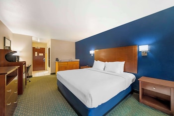 Standard Room, 1 King Bed, Non Smoking, Refrigerator & Microwave
