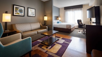 Suite, 1 King Bed, Non Smoking, Refrigerator