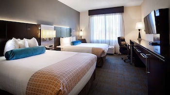 Standard Room, 2 Double Beds, Non Smoking, Refrigerator