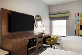 Room, 2 Queen Beds, Non Smoking, Refrigerator & Microwave