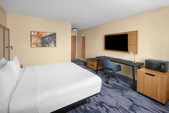 Room, 1 King Bed, Roll-in Shower