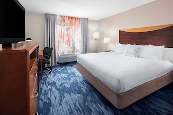Room, 1 King Bed, Roll-in Shower