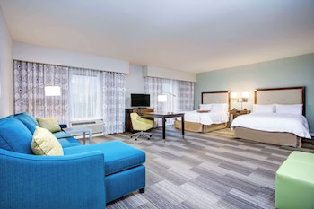 Studio, 2 Queen Beds, Accessible, Non Smoking (Roll-In Shower, Mobility & Hearing)