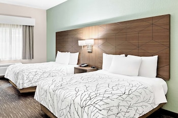 Standard Room, 2 Double Beds, Non Smoking, Refrigerator & Microwave