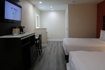 Standard Room, 2 Queen Beds, Non Smoking, Refrigerator & Microwave