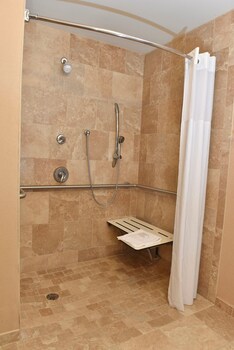 One King Bed, Non-Smoking, Roll In Shower