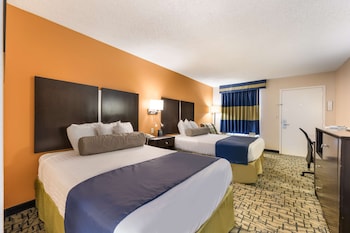 Standard Room, 2 Double Beds, Smoking, Refrigerator & Microwave