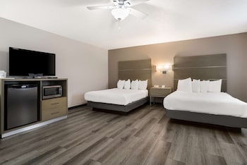 Standard Room, 2 Queen Beds, Non Smoking, Refrigerator & Microwave (Larger Room)