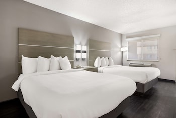 Standard Room, 2 Queen Beds, Non Smoking, Refrigerator & Microwave