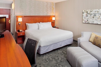 Room, 1 King Bed with Sofa bed (Mobility/Hearing Access, Roll-In Shwr)