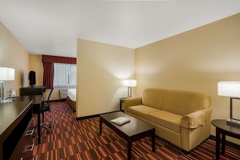 Suite, 1 King Bed, Refrigerator & Microwave