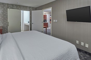 Suite, 1 King Bed with Sofa bed (Mobility/Hearing Access, Roll-in Shwr)