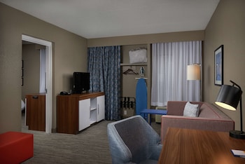 Suite, 1 King Bed, Accessible, Bathtub