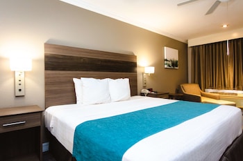 Standard Room, 1 King Bed, Smoking, Refrigerator & Microwave