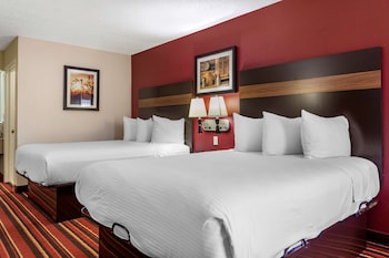 Standard Room, 2 Double Beds, Smoking, Refrigerator & Microwave