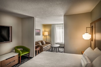 Suite, 1 King Bed with Sofa bed, Hearing Accessible (Accessible Bathtub)