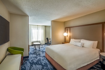 Suite, 1 King Bed with Sofa bed, Hearing Accessible (Accessible Bathtub)