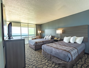 Standard Double Room, 2 Double Beds, Balcony, Ocean View