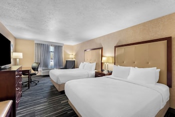 Standard Room, 2 Queen Beds, Non Smoking, Refrigerator & Microwave