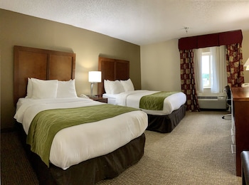 Double Room, 2 Double Beds, Non Smoking