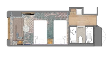 Setouchi Resort Floor Twin Room, Non Smoking (11-15F) (For Single Use Only)