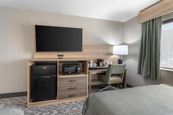Standard Room, 2 Double Beds, Accessible, Refrigerator & Microwave (Walk-in Shower)