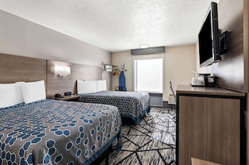 Standard Room, 2 Double Beds, Non Smoking, Refrigerator & Microwave